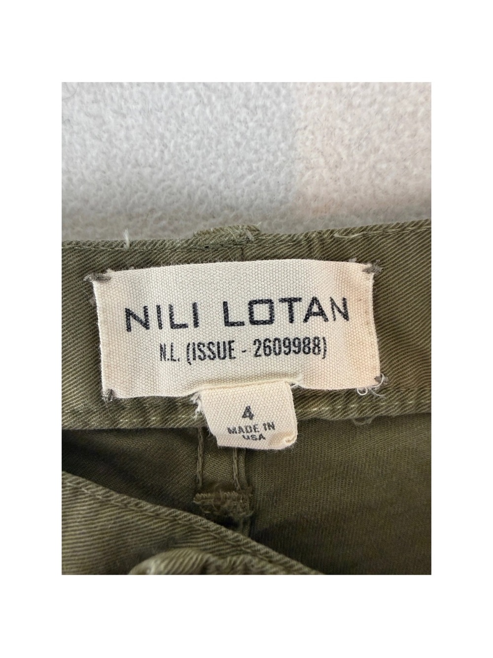 Nili Lotan Olive Shon Pants - Picture 2 of 9